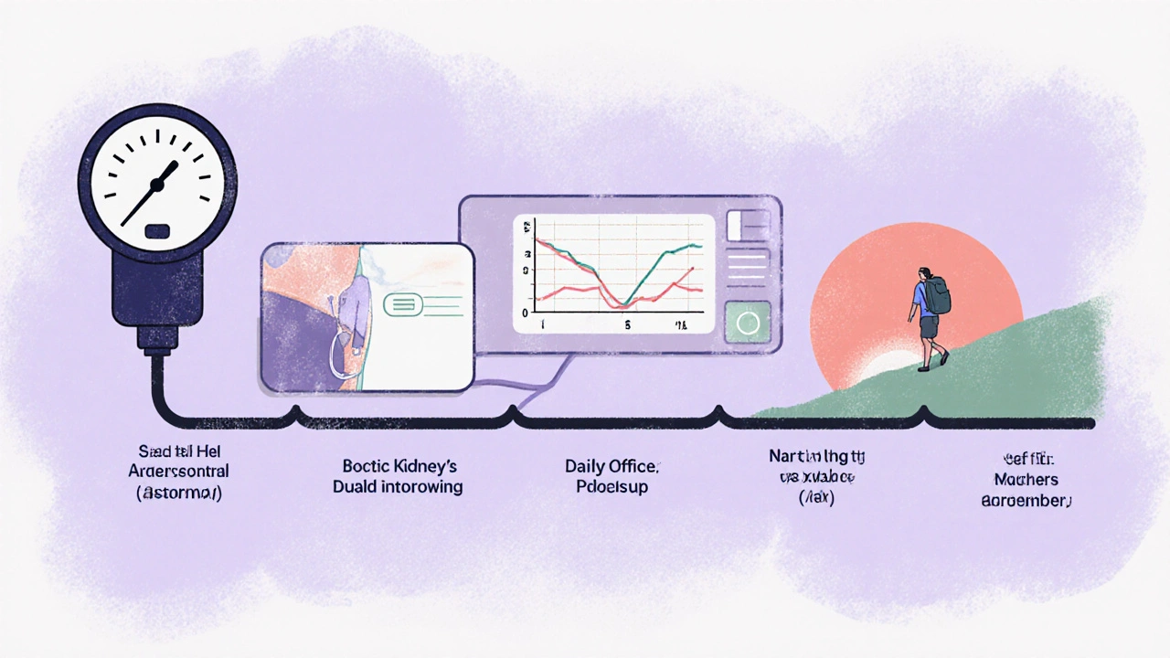 Patient’s journey from high blood pressure to healthy lifestyle with medical check-ups