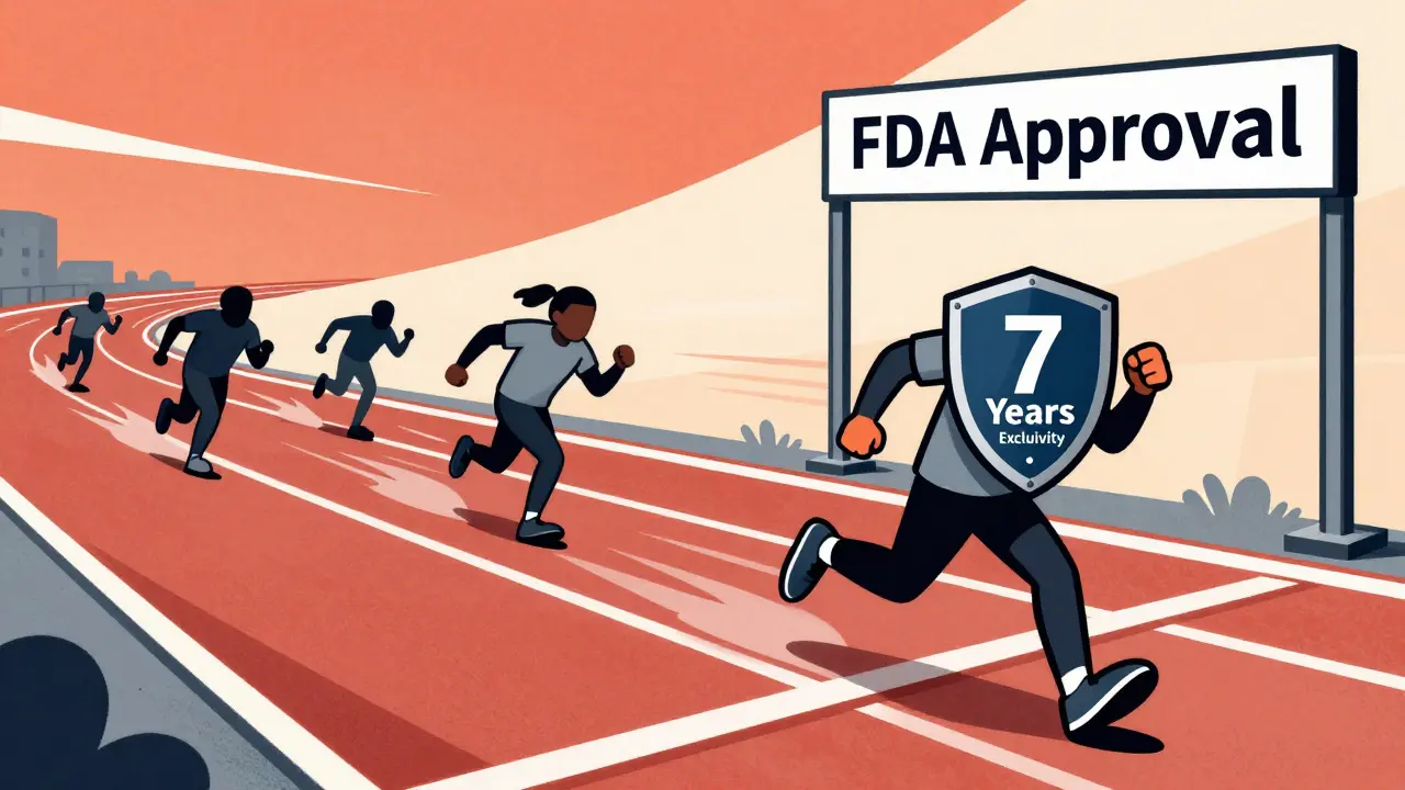 Biotech companies racing to FDA approval for orphan drug exclusivity